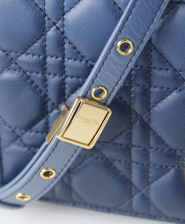 Christian Dior Large Dior Caro Bag Blue